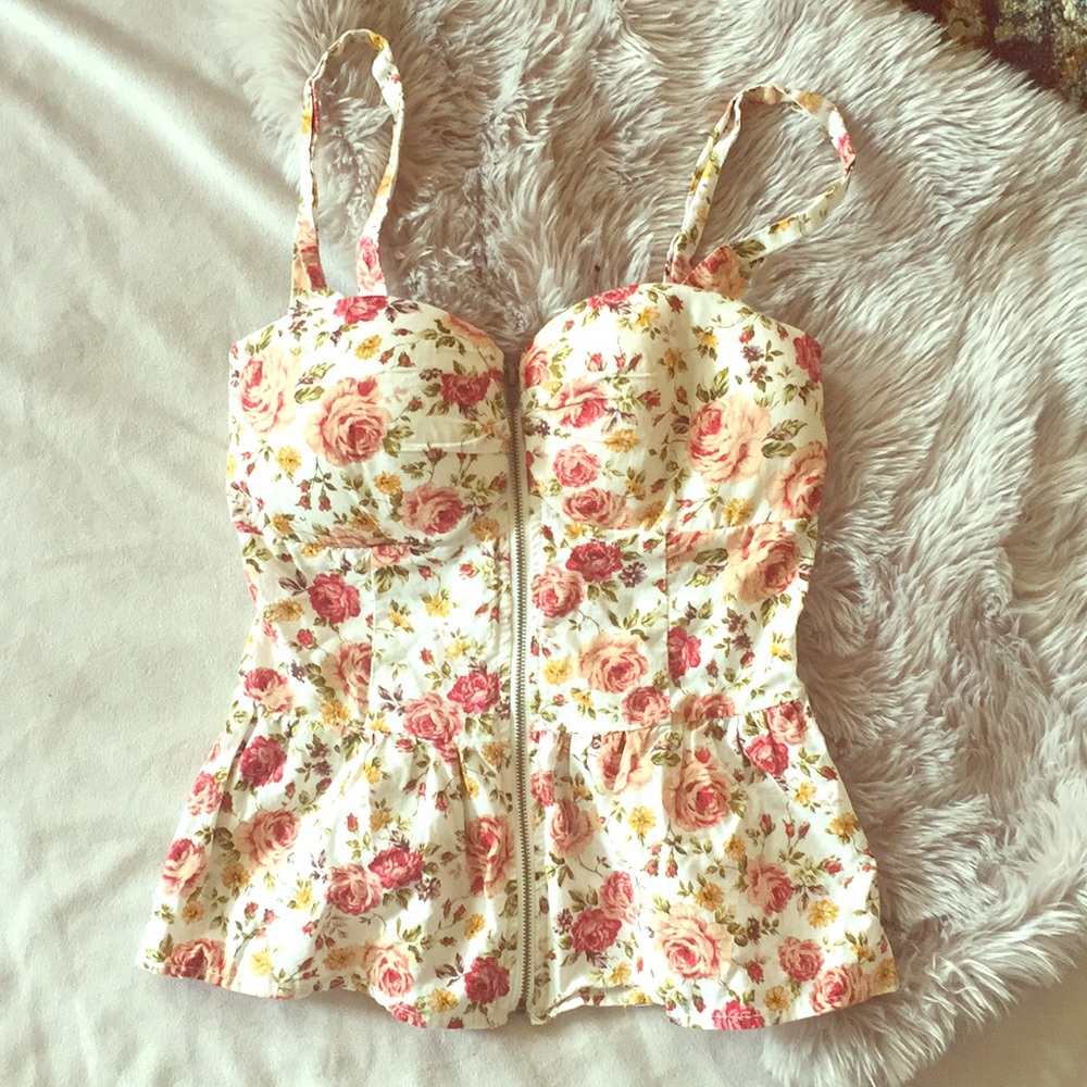 Floral tank top